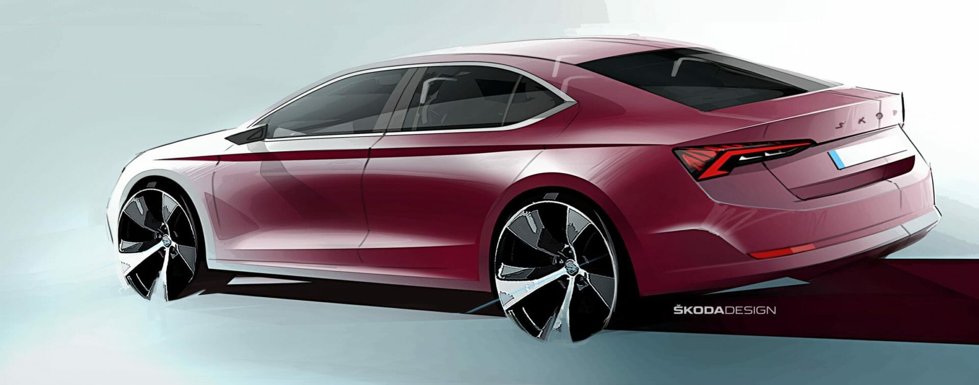 ŠKODA presents design sketches of new OCTAVIA 1